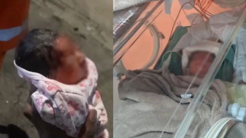 Recolector encuentra a bebé recién nacida con vida en la basura, en Brasil