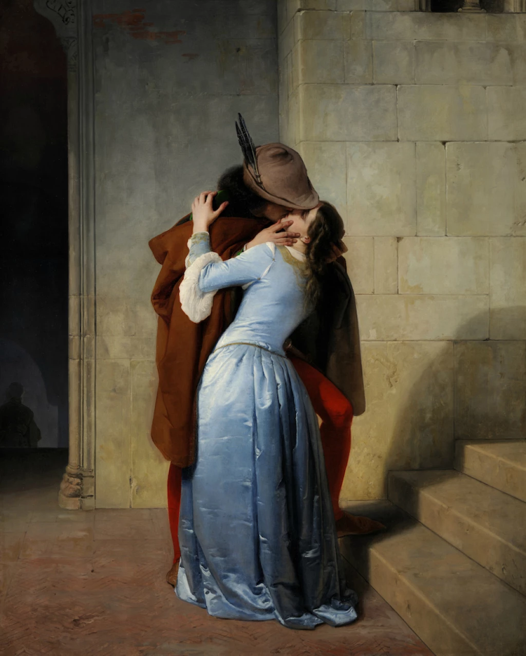 Francesco Hayez, “El beso”, 1859.