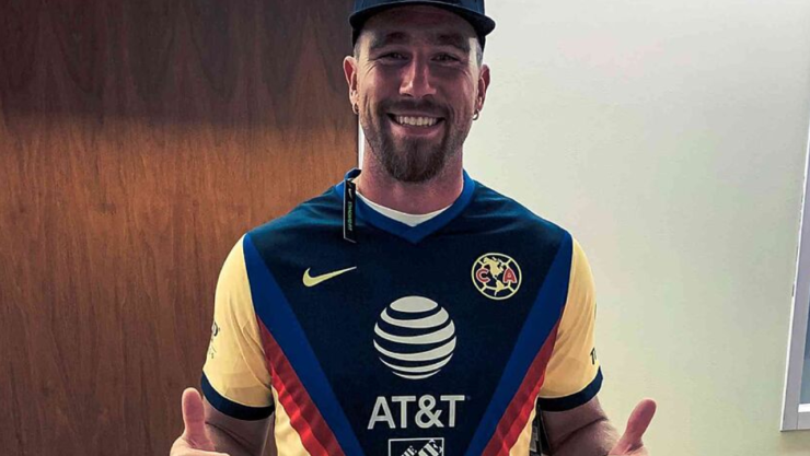Travis Kelce es aficionado del América de la Liga MX