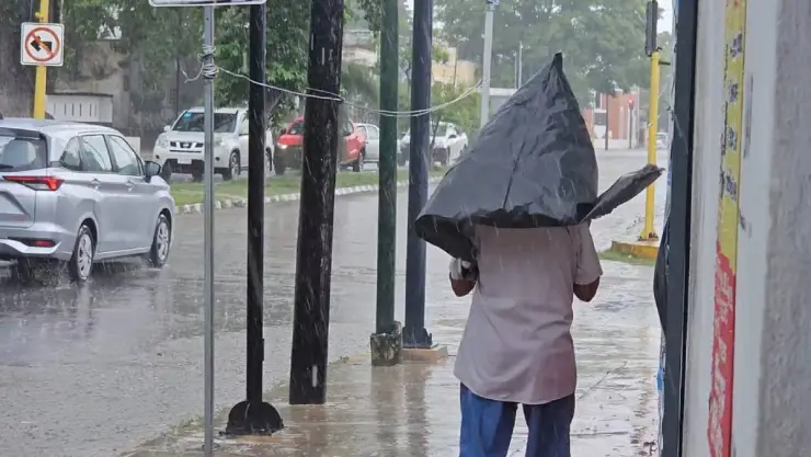 Conagua advierte FUERTES LLUVIAS para el clima hoy en Yucatán martes 3 de septiembre por canales de baja presión