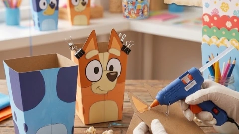 Cómo hacer una palomera de Bluey y Bingo DIY