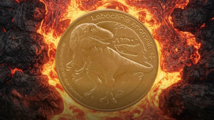 Monedas de dinosaurios