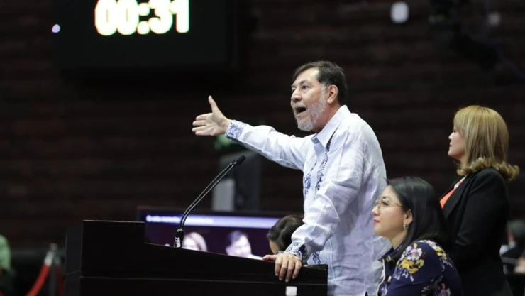 Noroña Parlamento Europeo AMLO