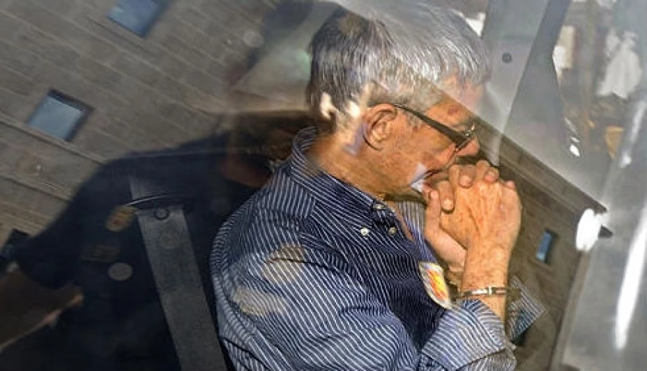 Francisco José Garzón Amo, maquinista responsable del accidente de tren en Santiago de Compostela, España, antes de rendir declaración