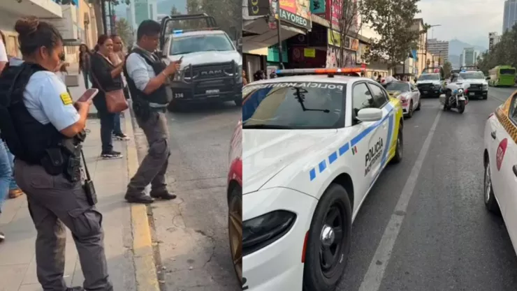 VIDEO Captan auto decorado con sangre y cuerpo falsos por Halloween en calles de Monterrey