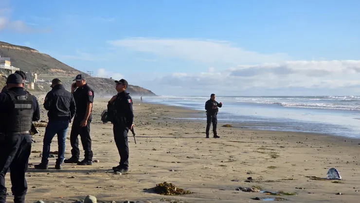 Menor se pierden en playa El Vigía de Tijuana hoy viernes 28 de febrero 2025