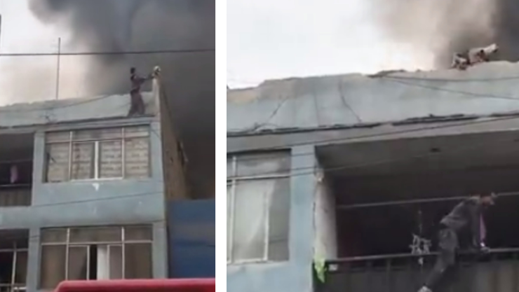 ¡Súper Héroe! Indigente rescata a 25 perritos tras incendio