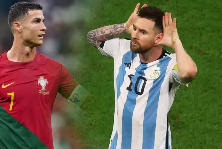 Cristiano Ronaldo y Lionel Messi