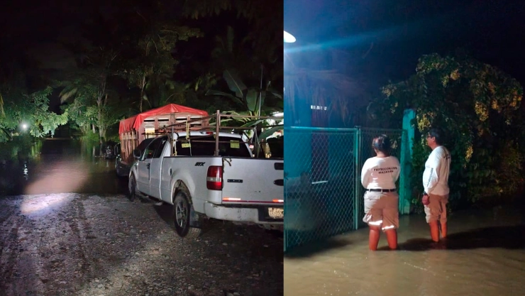 Inundaciones en Chiapas por lluvias