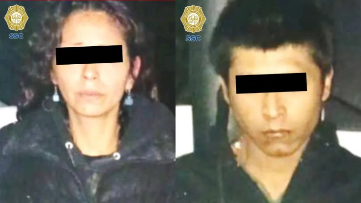 Detienen a pareja por robo de cable de alumbrado en la Nápoles