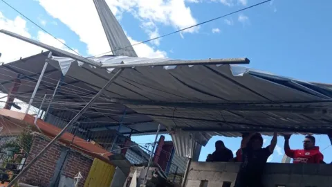 Afectaciones tras norte en Xalapa