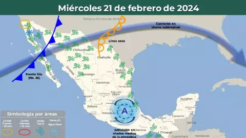 Clima en Guanajuato miércoles 21 de febrero 2024 | Conagua