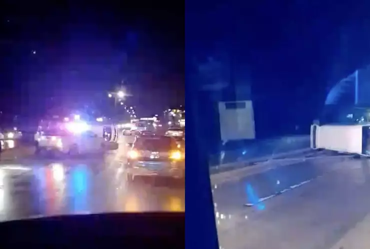 ÚLTIMA HORA: Se registra VOLCADURA en el Boulevard Colosio en Cancún HOY 5 de septiembre