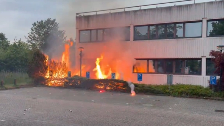 Incendio en Países Bajos