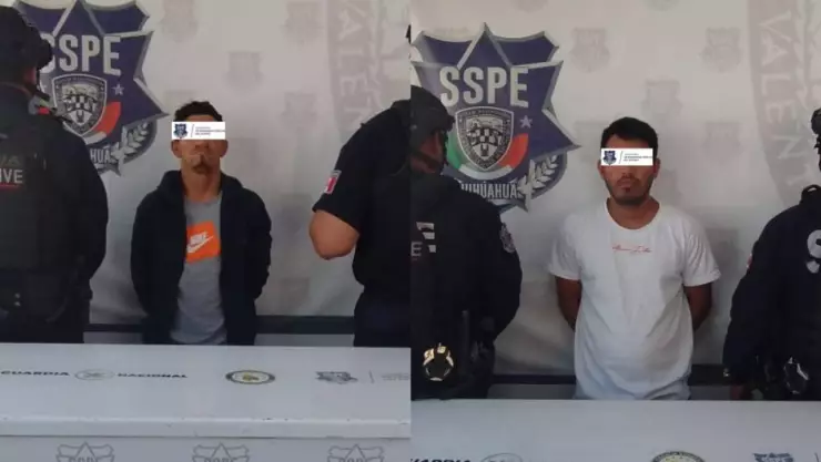 2 hombres con ordenes de aprehensión vigentes