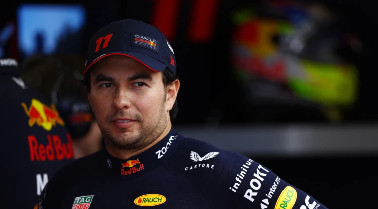 Checo Pérez en el Gran Premio de Azerbaiyán