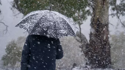 Tormenta invernal en Baja California