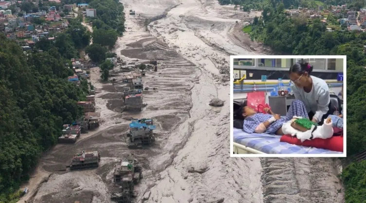 Inundaciones en Nepa: niño de 8 años sobrevive a la devastadora avalancha