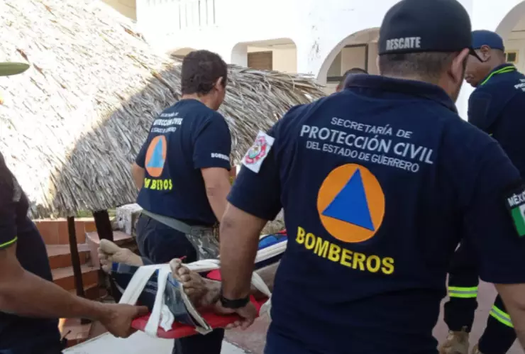 Abuelito atrapado en cisterna