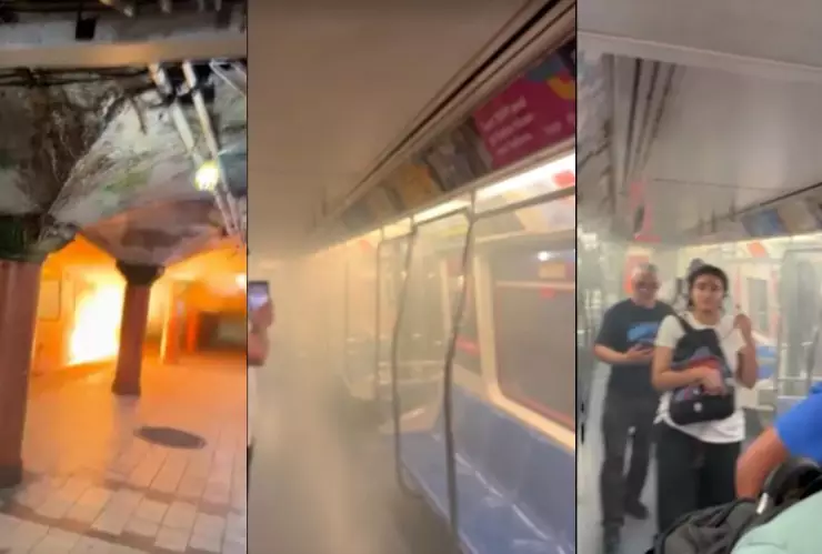 Incendio de tren en Nueva Jersey provoca desesperada evacuación (VIDEO)