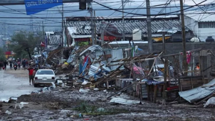 Daños por huracán Otis