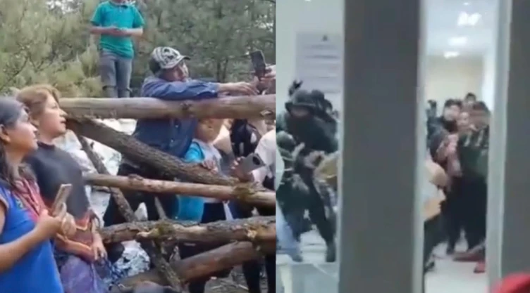 Turba intenta linchar a dos mujeres en Temoaya, Edomex