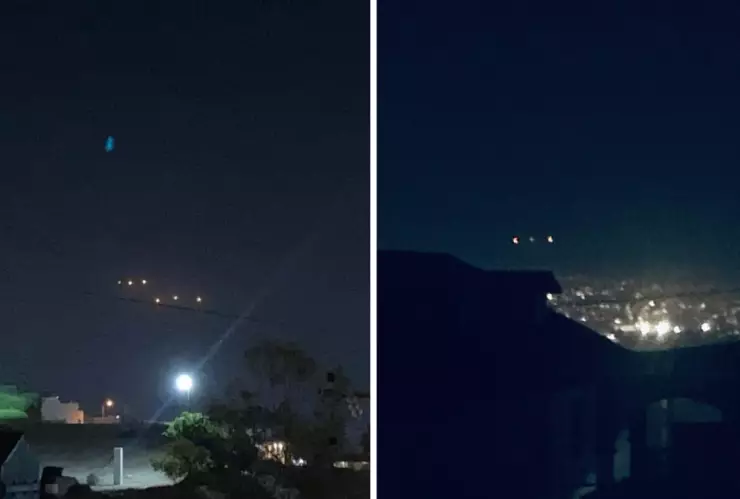 Luces en el cielo en Tijuana; se ven también en Playas de Rosarito, San Diego, California y hasta en Mérida, Yucatán