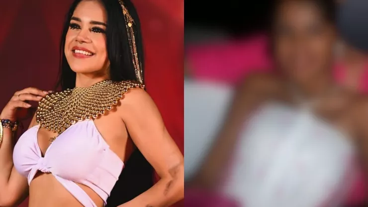 Así lucía Arleth antes de bailar con Alfredo El Pulpo