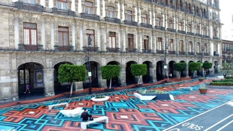 As&iacute; luce el Z&oacute;calo peatonal de la CDMX inspirado en Tenochtitl&aacute;n