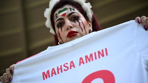 Irán protestas en Qatar 2022 por muerte de Masha Amini