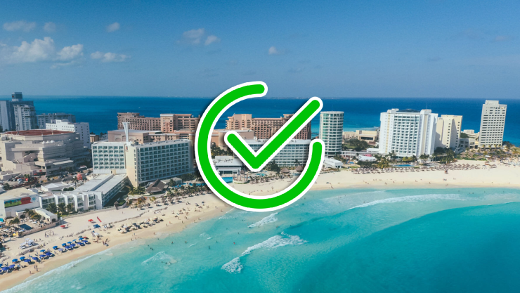 Estas son las playas de Cancún en las que puedes nadar HOY 20 de febrero de 2026.webp