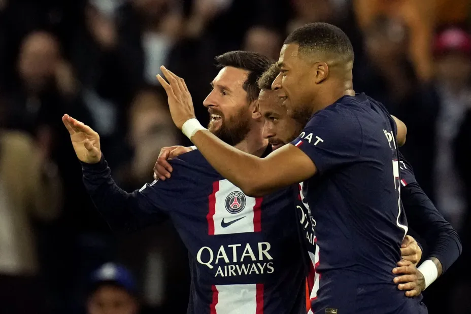 Messi, Neymar y Mbappé