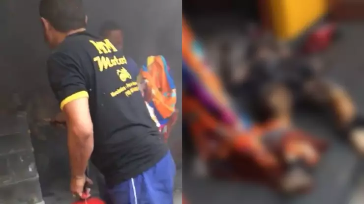 Hombre quema a su esposa en Brasil