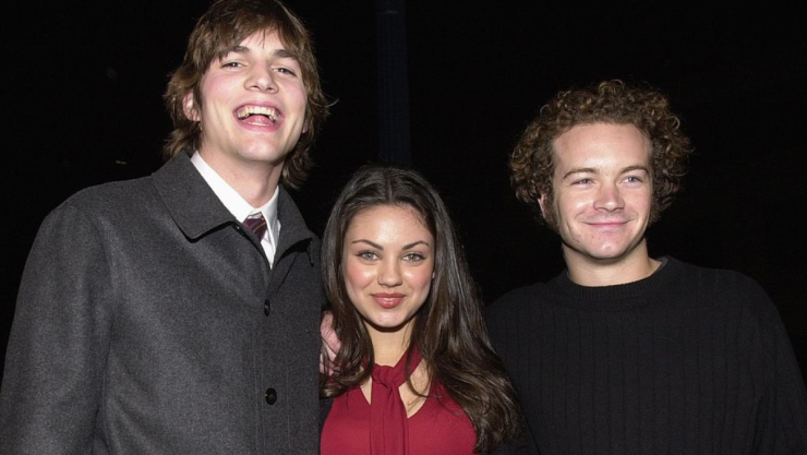 Ashton Kutcher, Mila Kunis y Danny Masterson
