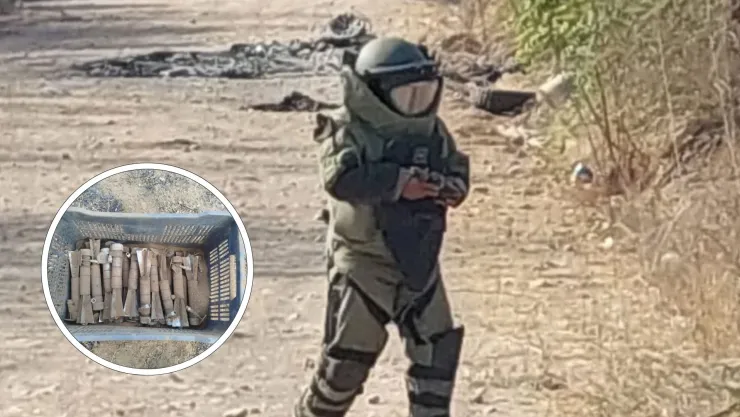 Explosivos destruidos en Mazatlán
