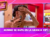Kunno se rapa en La Granja vip