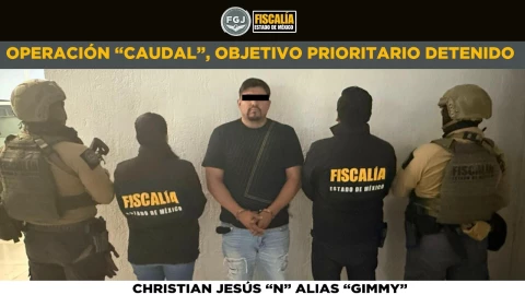 Christian Jesús, alias “Jimy”, regidor en Chalco, detenido.