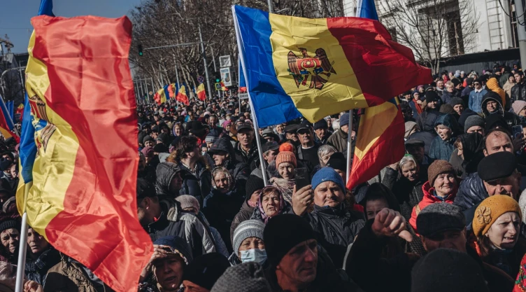 Marchas en Moldavia a favor de la adhesión a la Unión Europea