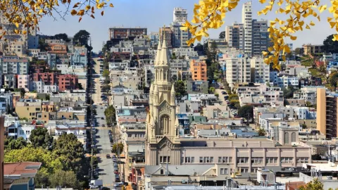 San Francisco durante el otoño.