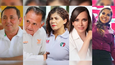 Ellos son los candidatos a la gubernatura de Quintana Roo