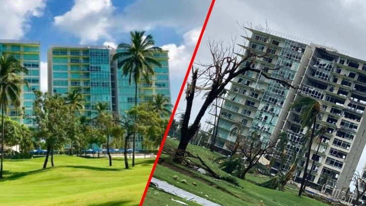 El antes y después de Acapulco tras devastación del Huracán Otis