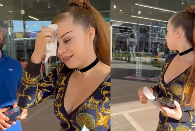 VIDEO Mujer se desmaquilla frente a su novio y él la deja