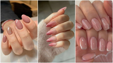 Ideas de uñas rosa pastel 