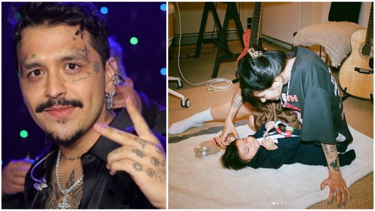 Pensión que Christian Nodal dará a Cazzu para su hija Inti