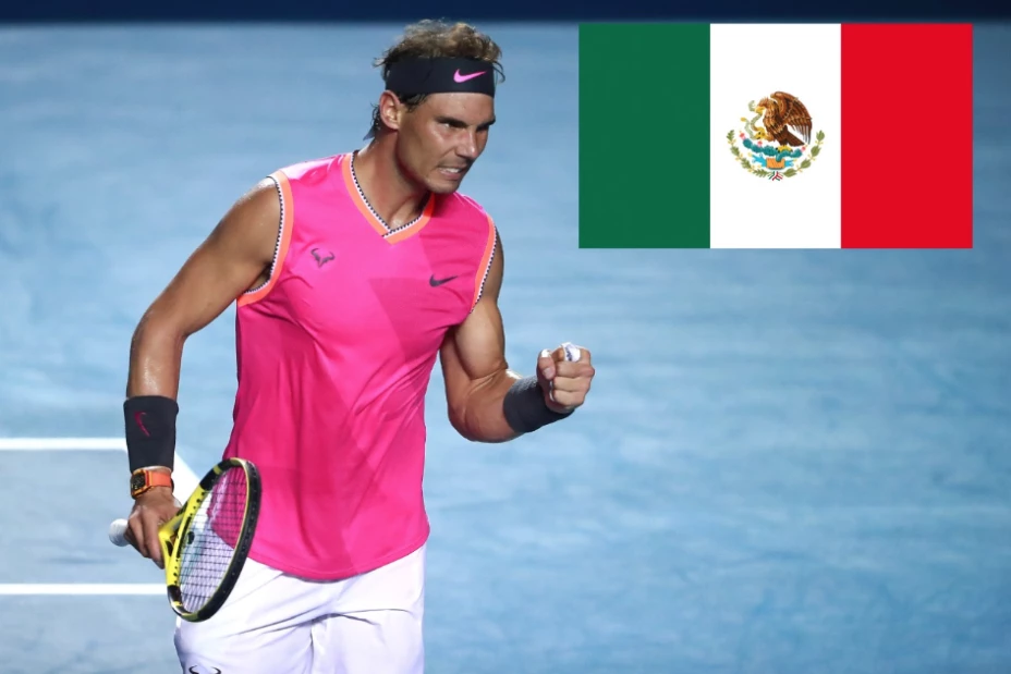 Llegó el tenista español a Acapulco.