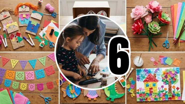 6 manualidades que puedes hacer con niños y te pondrán mucha atención