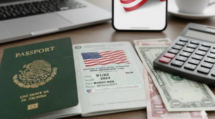 Pasaporte mexicano y la visa americana en 2026