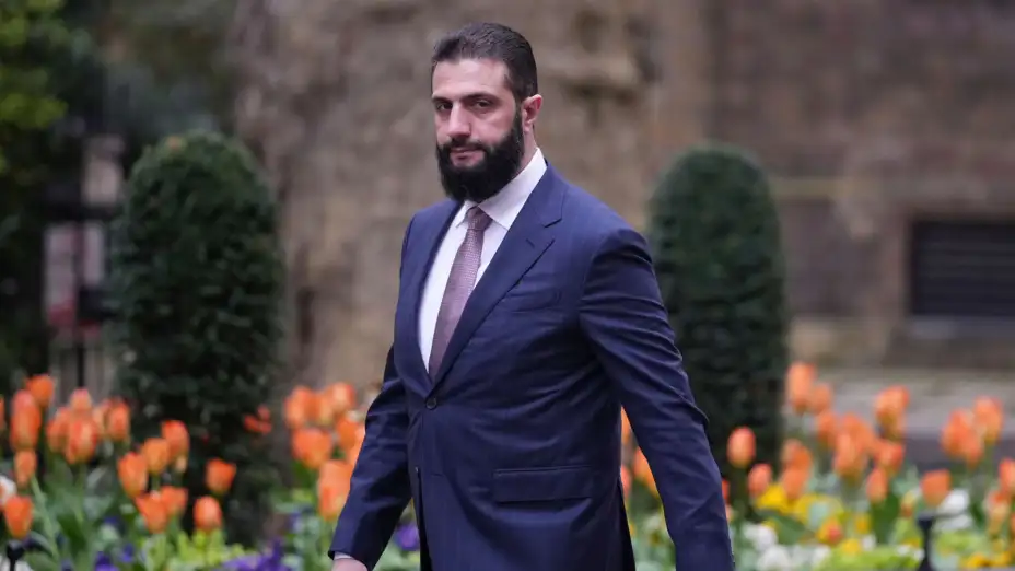 Ahmed al-Sharaa, presidente de Siria.