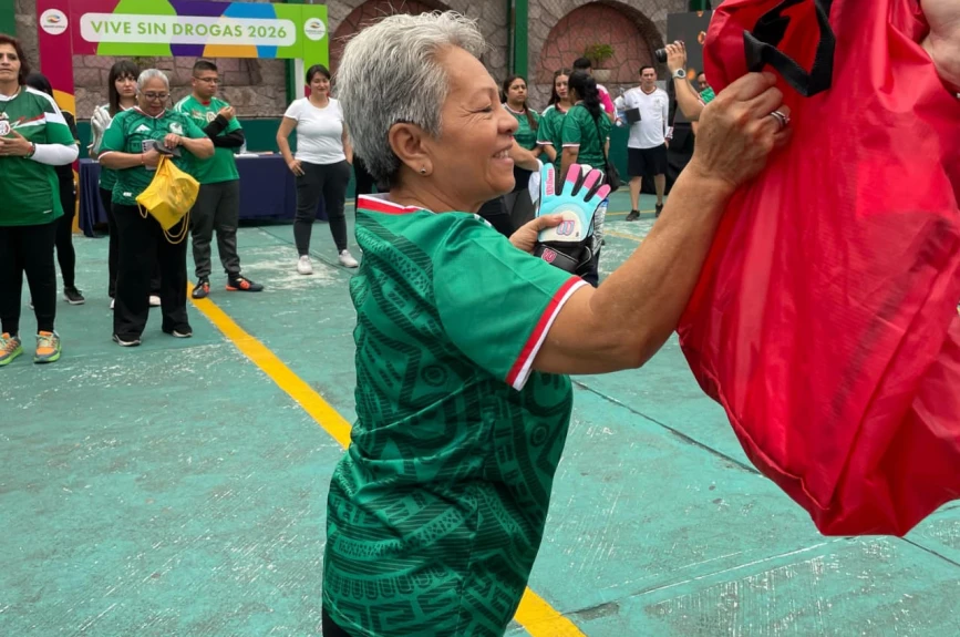 Tanda de penales con la Gira Vive sin Drogas.