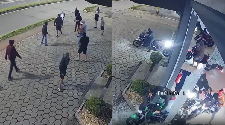 Sujetos en moto